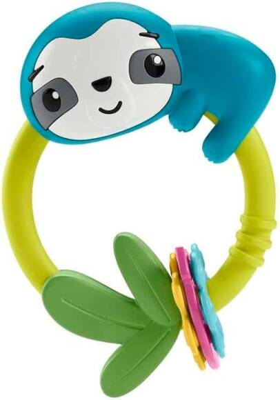Fisher Price Eğlenceli Dostlar Çıngıraklı Dişlik - Makaralı Tembel Hayvan HJW11-HKD70 - 1