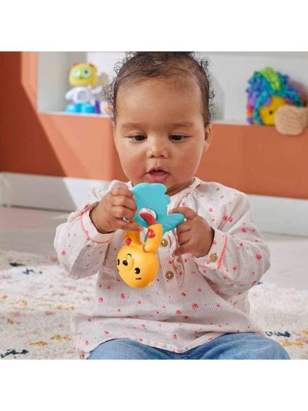 Fisher Price Eğlenceli Dostlar Çıngıraklı Dişlik - Su Samuru HJW11-HKD69 - 2