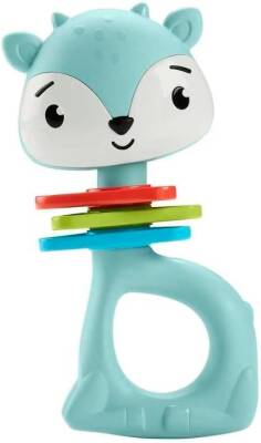 Fisher Price Eğlenceli Dostlar Çıngıraklı Dişlik - Tırtıklı Ceylan HJW11-HKD68 - Fisher Price