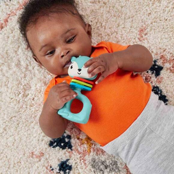 Fisher Price Eğlenceli Dostlar Çıngıraklı Dişlik - Tırtıklı Ceylan HJW11-HKD68 - 5