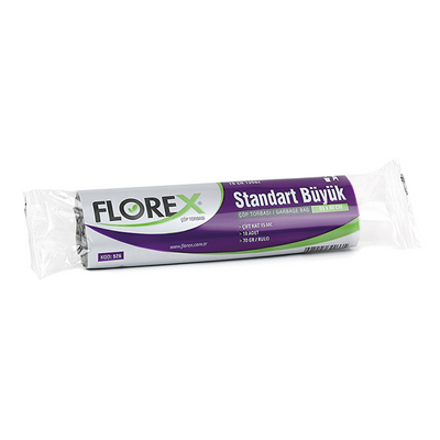 Florex 526 Standart Büyük Boy Çöp Torbası 10'lu - Florex