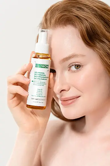 GLOWON 27 Bitkisel Yağ İçeren Mucizevi Doğal Bakım Yağı 100ml - Yüz, Saç ve Vücut İçin - 5
