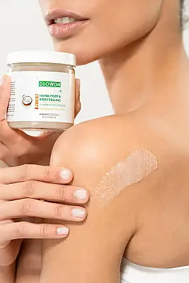 GLOWON El, Ayak ve Vücut Peeling Tropikal Hindistan Cevizi Esintisi 300 ml - 5