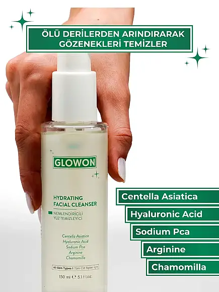 GLOWON Nemlendirici ve Yatıştırıcı Makyaj Temizleme Jeli 150ml - Hassas Ciltler İçin - 1