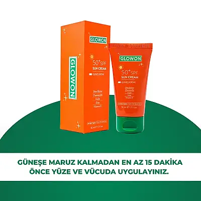GLOWON SPF 50+ Yüz Güneş Kremi 50ml - 5