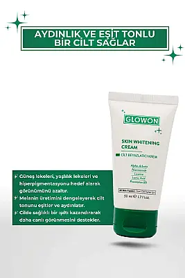 GLOWON Vegan İçerikli Niacinamide Cilt Beyazlatıcı ve Leke Karşıtı Krem 50 ml - 6