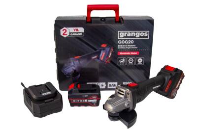 Grangos GCG20-F2 20V 5 Ah Çift Akülü Avuç Taşlama - Grangos