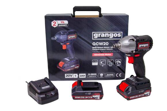 Grangos GCW20-T2 20V 2 Ah Çift Akülü Somun Sıkma - 1