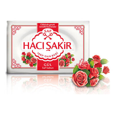 Hacı Şakir Gül Kalıp Sabun 4x150 gr - 1