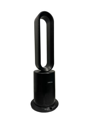 Haibrag TP-09 PRO (4’ü 1 Arada) – Isıtma, Soğutma, Hava Temizleme Kanatsız Zemin Tipi Fan (Siyah) - Haibrag (1)