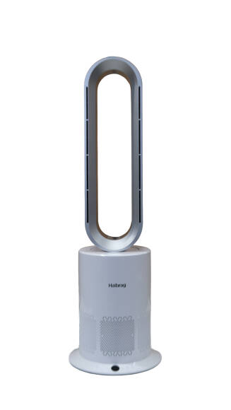 Haibrag TP-09 PRO (4’ü 1 Arada) – Isıtma, Soğutma, HEPA Filtre & Hava Temizleme Kanatsız Zemin Tipi Fan (Beyaz) - 1