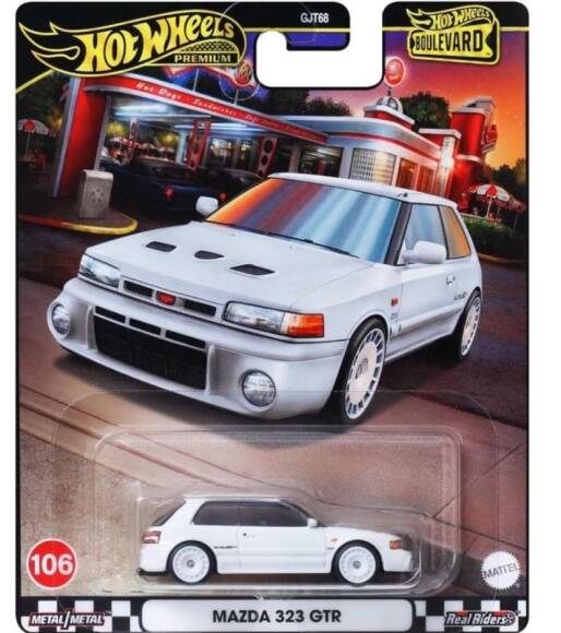 Hot Wheels Boulevard Premium Tekli Arabalar - Mazda 323 GTR - 2