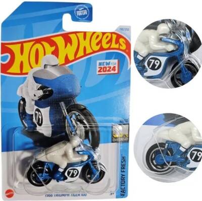 Hot Wheels Tekli Motorsiklet - Triumph Tiger 100 - Hot Wheels