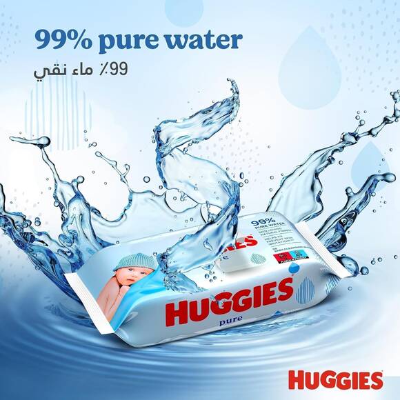 Huggies Pure Yenidoğan Hassas Islak Havlu 72 Yaprak - 3