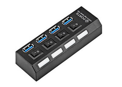 Hytech HY-U350 4*Usb Port USB 3.0 Usb 3.0 Usb Hub - Hytech