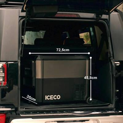 ICECO JP40PRO 12/24Volt 37 Litre Tekerlekli Outdoor Kompresörlü Oto Buzdolabı/Dondurucu - Thumbnail