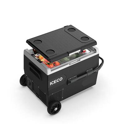 ICECO K65S 12/24Volt 65 Litre Akülü/Kablolu/ Kompresörlü Tekerlekli Outdoor Oto Buzdolabı/Dondurucu (Akü Dahil Değildir) - 3