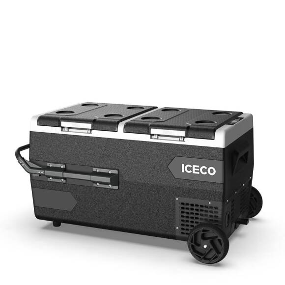 ICECO K95D 12/24Volt 95Lt Akülü/Kablolu/ Çift Bölmeli Kompresörlü Outdoor Oto Buzdolabı/Dondurucu (Akü Dahil Değildir) - 2