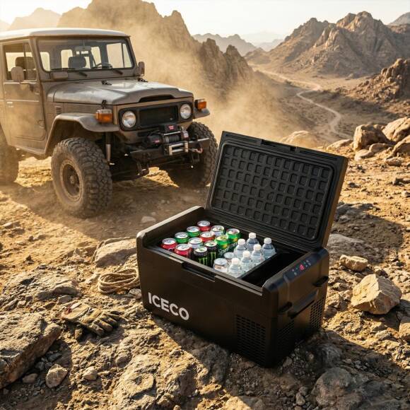 ICECO MCD20B 12/24Volt 20 Litre Kompresörlü Oto Buzdolabı/Dondurucu + Buz Kaseti - 4