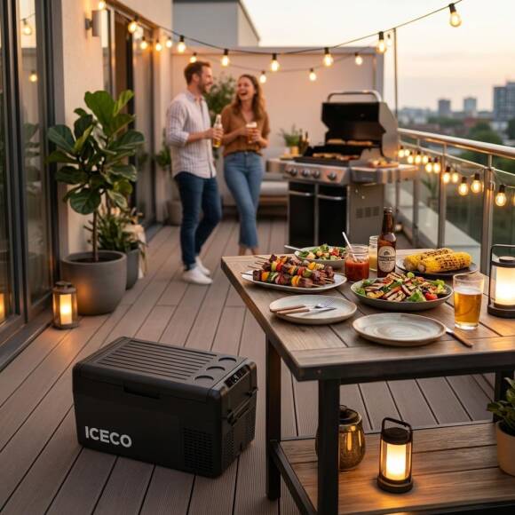 ICECO MCD20B 12/24Volt 20 Litre Kompresörlü Oto Buzdolabı/Dondurucu + Buz Kaseti - 6