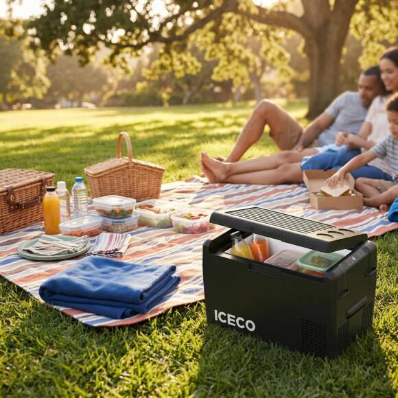 ICECO MCD25B 12/24Volt 25 Litre Kompresörlü Oto Buzdolabı/Dondurucu + Buz Kaseti - 2