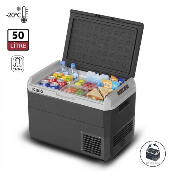 ICECO MCD50D 12/24Volt 50 Litre Kompresörlü Outdoor Oto Buzdolabı - 1