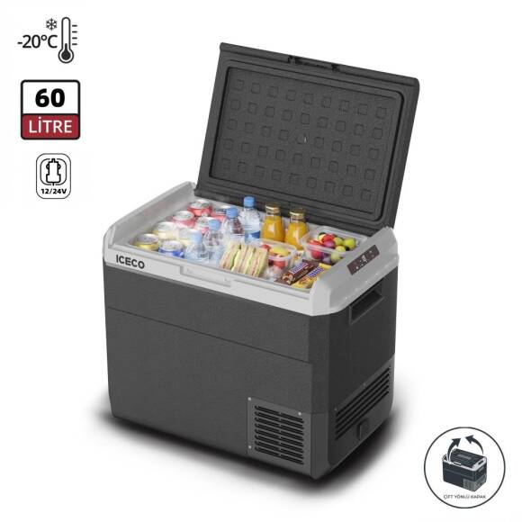 ICECO MCD60D 12/24Volt 60 Litre Kompresörlü Outdoor Oto Buzdolabı - 1