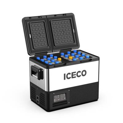 ICECO TCD45 12/24Volt 45 Litre Çift Bölmeli Outdoor Kompresörlü Oto Buzdolabı/Dondurucu - ICECO