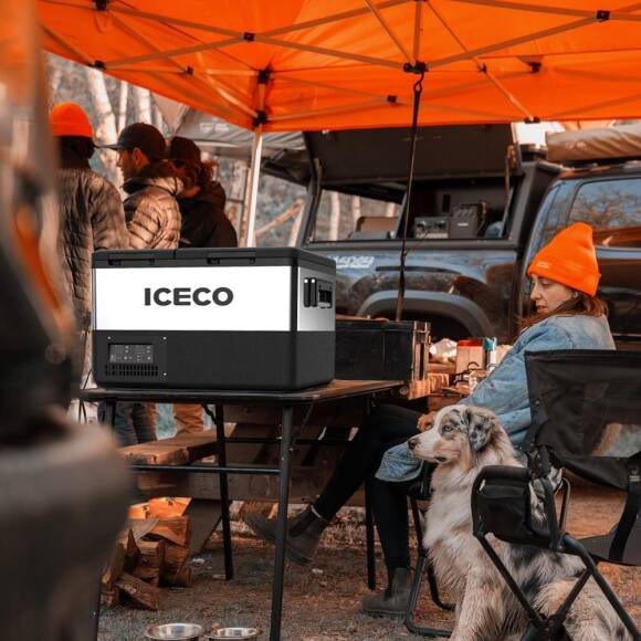 ICECO TCD45 12/24Volt 45 Litre Çift Bölmeli Outdoor Kompresörlü Oto Buzdolabı/Dondurucu - 7