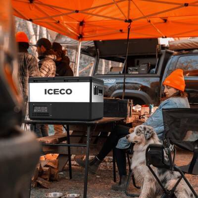 ICECO TCD55 12/24Volt 55 Litre Çift Bölmeli Outdoor Kompresörlü Oto Buzdolabı/Dondurucu - 7