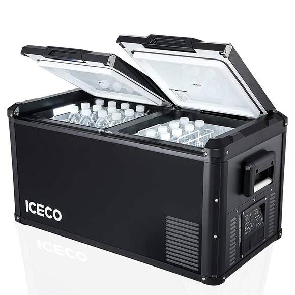 ICECO VL75PROD 12/24Volt 220Volt 75 Litre Çift Bölmeli Outdoor Kompresörlü Oto Buzdolabı/Dondurucu - 2