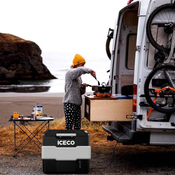 ICECO YCD60S 12/24Volt 56 Litre Outdoor Kompresörlü Oto Buzdolabı - 4