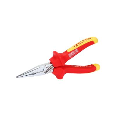 İzeltaş 3220136200 1000V İzoleli Elektrikçi Kargaburun Düz Uçlu 200 mm - İzeltaş