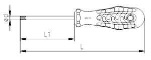 İzeltaş 4775180020 Torx Uçlu Tornavida T20 - İzeltaş (1)