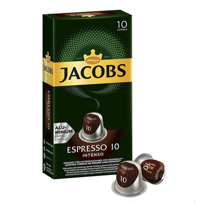 Jacobs Kapsül Kahve Espresso 10 Intenso 10'lu - Thumbnail