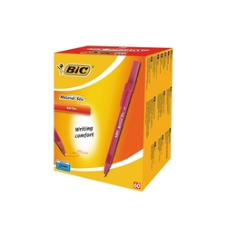 Bic Round Stic Tükenmez Kalem 1 mm Kırmızı 60'lı Paket - 1