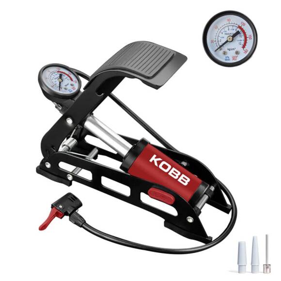 KOBB KB0901 87PSI Analog Basınç Göstergeli Ayak Pompası - 1