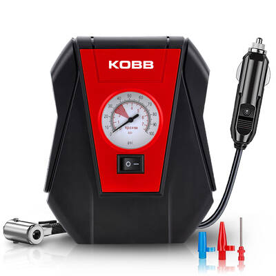 KOBB KB100 12Volt 100 PSI Analog Göstergeli Hava Lastik Şişirme Pompası - Kobb