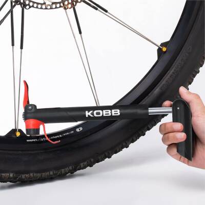 KOBB KB21 87 PSI Bisiklet Lastik Şişirme Taşınabilir Mini El Pompası + Bisiklet Montaj Aparatı - 7