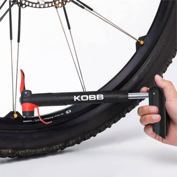 KOBB KB21 87 PSI Bisiklet Lastik Şişirme Taşınabilir Mini El Pompası + Bisiklet Montaj Aparatı - 7