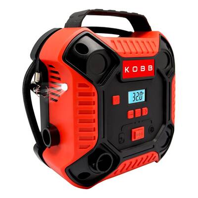 Kobb - KOBB KB250 12Volt 160 PSI Dijital Basınç Göstergeli Lastik & Yatak Şişirme Pompası (1)