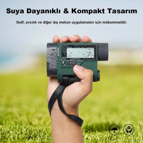 KOBB KBL1000 1Km Profesyonel Optik Dürbünlü Golf Lazer Metre + Hız Tespit Cihazı - 9