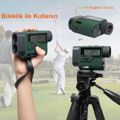 KOBB KBL1000 1Km Profesyonel Optik Dürbünlü Golf Lazer Metre + Hız Tespit Cihazı - 10
