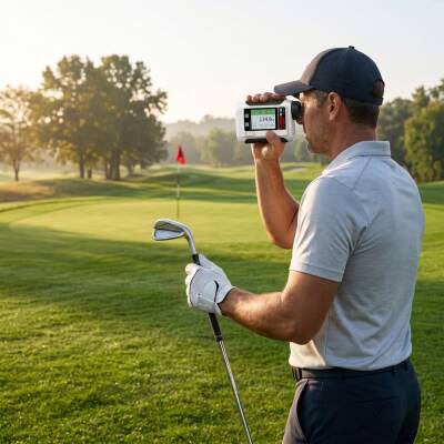 KOBB KBL1500 1500Mt 3.7V Li-ion LCD Ekran Şarjlı Profesyonel Optik Dürbünlü Golf Lazer Metre - 4