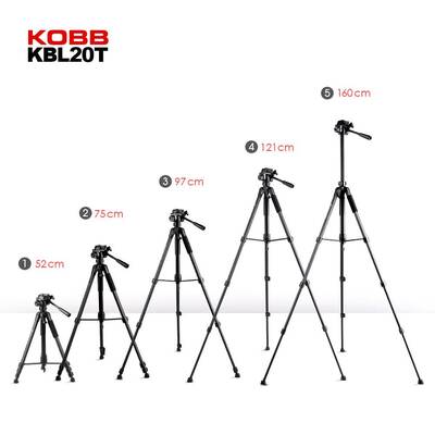 KOBB KBL20T 160CM Su Terazili Profesyonel Alüminyum Lazer Tripod - 5