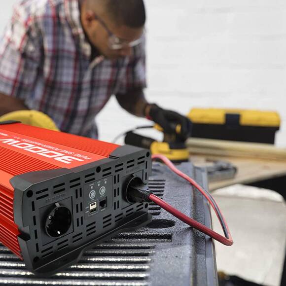 KOBB KBN3000 12V/220V 3000Watt Tam Sinüs Dönüştürücü İnvertör - 6