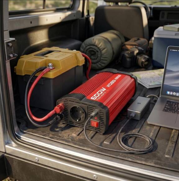 KOBB KBN600 12V/220V 600Watt Modifiye Sinüs Dönüştürücü İnvertör - 9