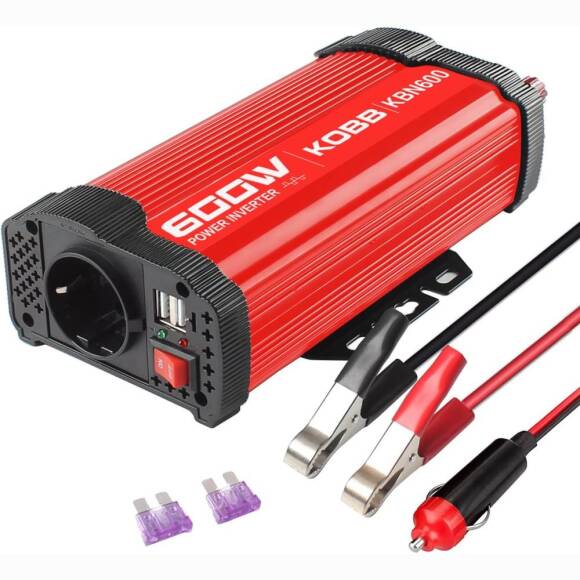 KOBB KBN600 12V/220V 600Watt Modifiye Sinüs Dönüştürücü İnvertör - 1
