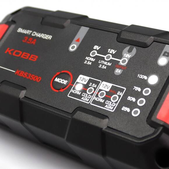 KOBB KBS3500 6V/12V 60Ah Akıllı Akü Şarj ve Akü Bakım Cihazı