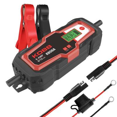 KOBB KBS6A 6/12V 150A Dijital Akü Şarj / Akü Bakım / Desülfatör ve Power Supply - Kobb